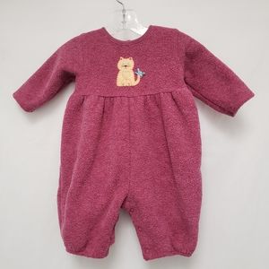 Magenta Carter's Romper